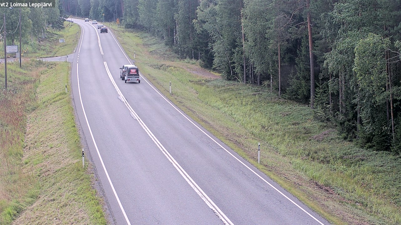 Weather Camera Image Väg 2 Loimaa, Leppijärvi, Loimaa, Varsinais-Suomi