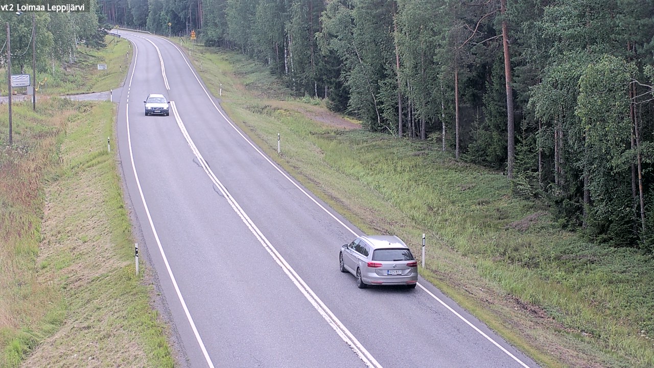 Weather Camera Image Väg 2 Loimaa, Leppijärvi, Loimaa, Varsinais-Suomi