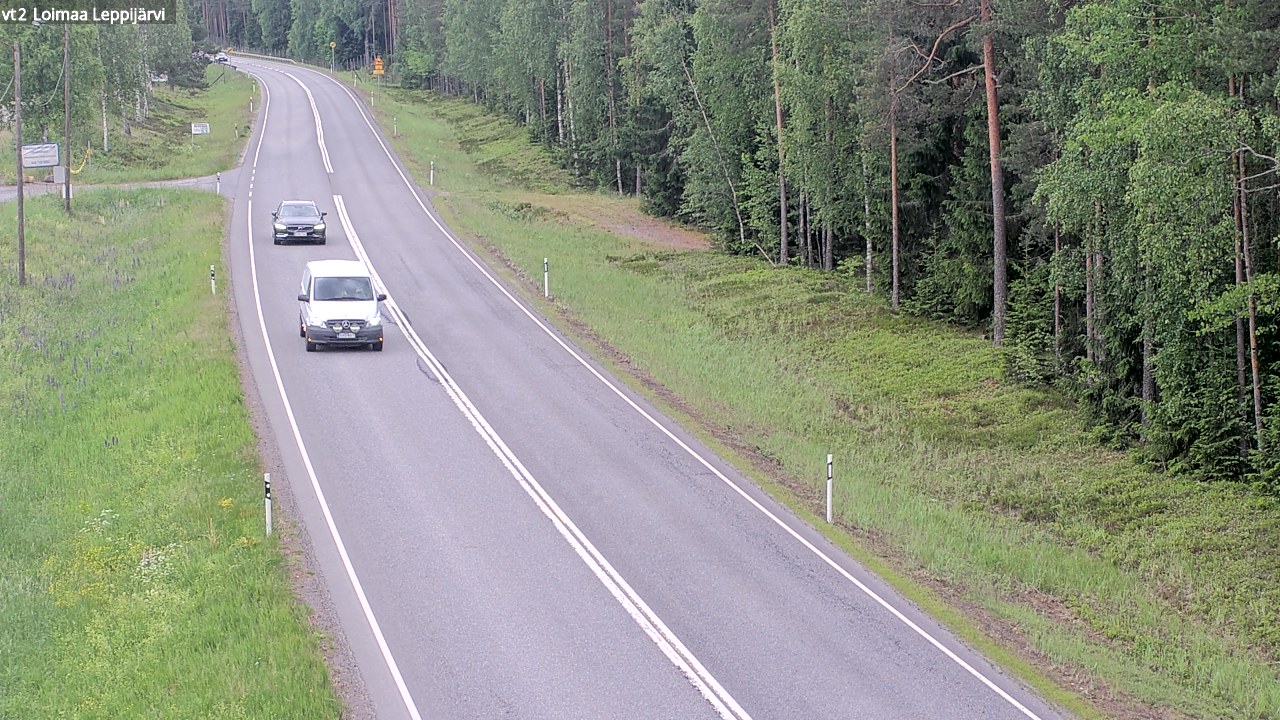 Weather Camera Image Väg 2 Loimaa, Leppijärvi, Loimaa, Varsinais-Suomi