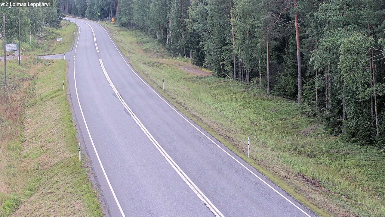 Weather Camera Image Väg 2 Loimaa, Leppijärvi, Loimaa, Varsinais-Suomi