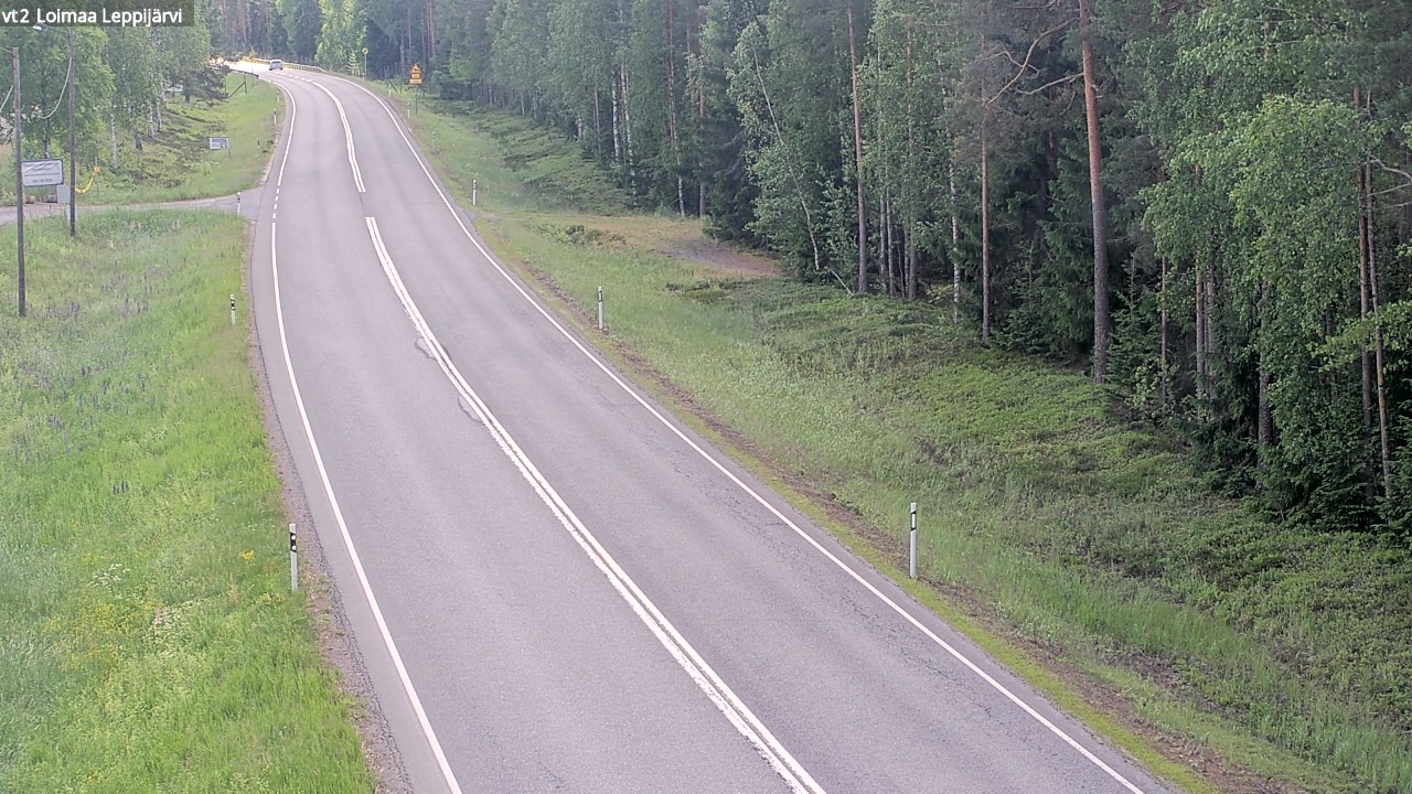 Weather Camera Image Väg 2 Loimaa, Leppijärvi, Loimaa, Varsinais-Suomi