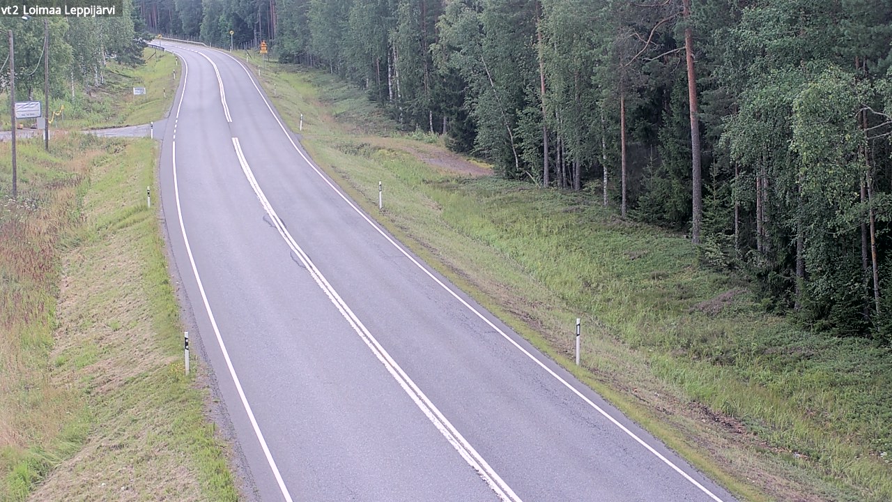 Weather Camera Image Väg 2 Loimaa, Leppijärvi, Loimaa, Varsinais-Suomi