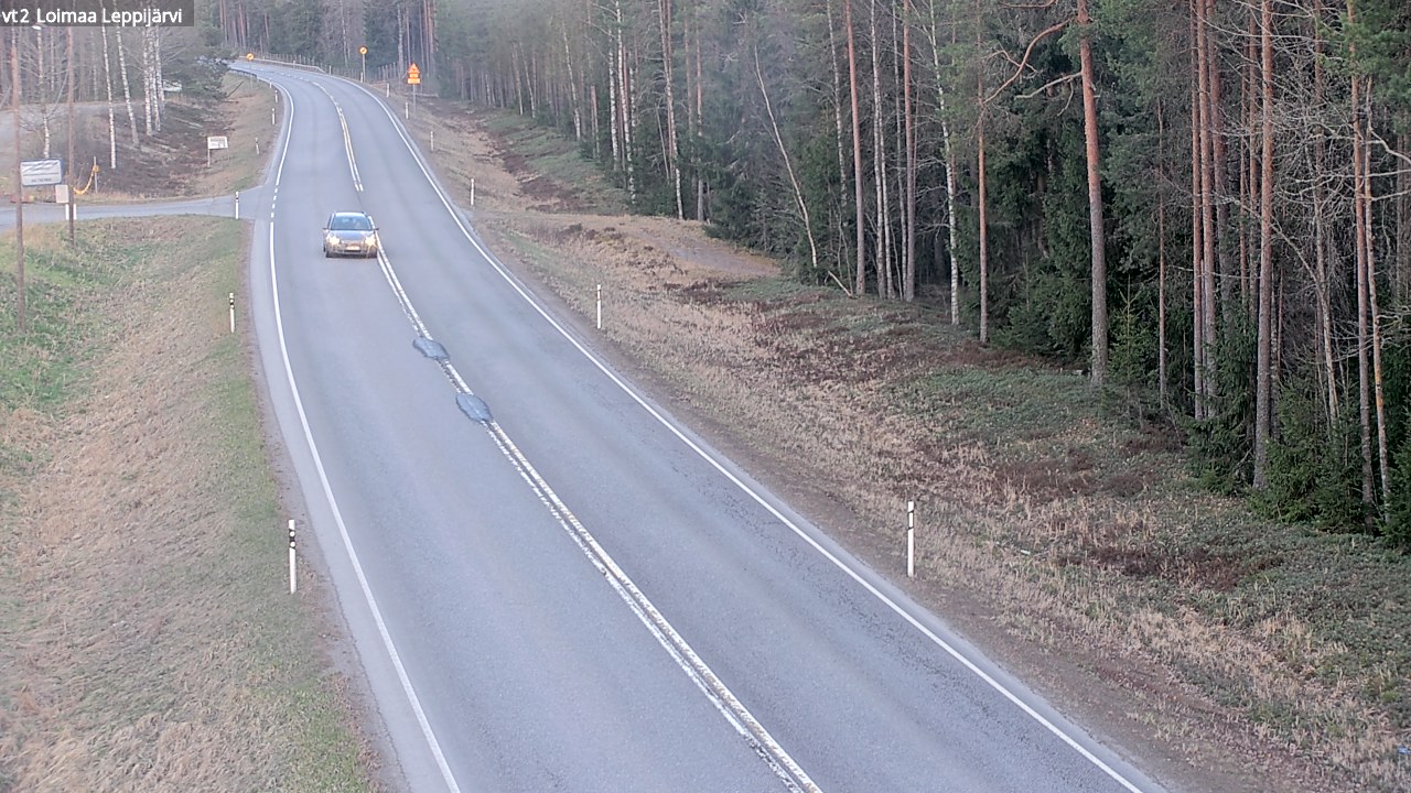 Weather Camera Image Road 2 Loimaa, Leppijärvi, Loimaa, Varsinais-Suomi