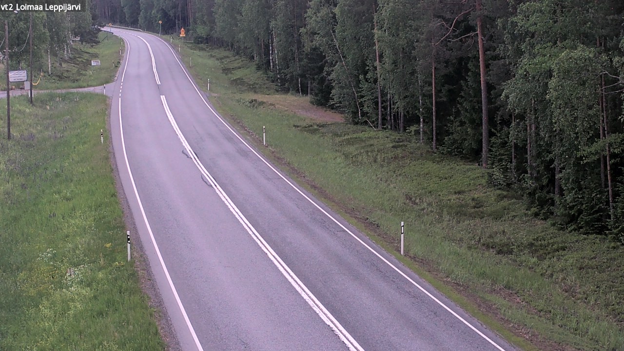 Weather Camera Image Väg 2 Loimaa, Leppijärvi, Loimaa, Varsinais-Suomi