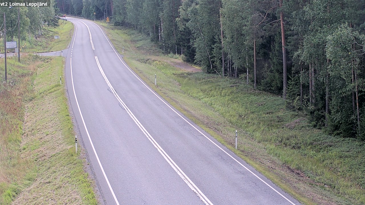 Weather Camera Image Väg 2 Loimaa, Leppijärvi, Loimaa, Varsinais-Suomi