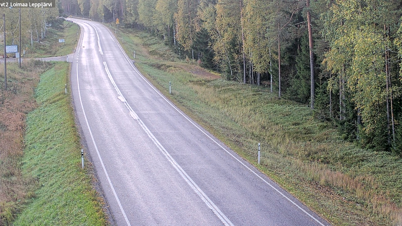 Weather Camera Image Väg 2 Loimaa, Leppijärvi, Loimaa, Varsinais-Suomi