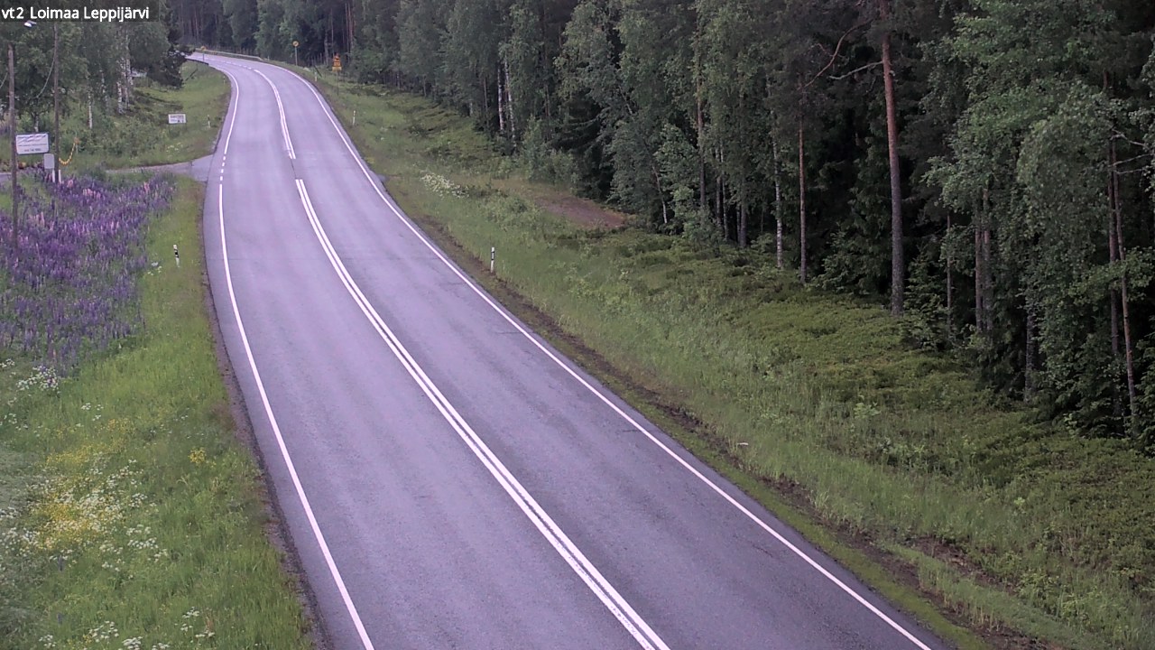 Weather Camera Image Väg 2 Loimaa, Leppijärvi, Loimaa, Varsinais-Suomi
