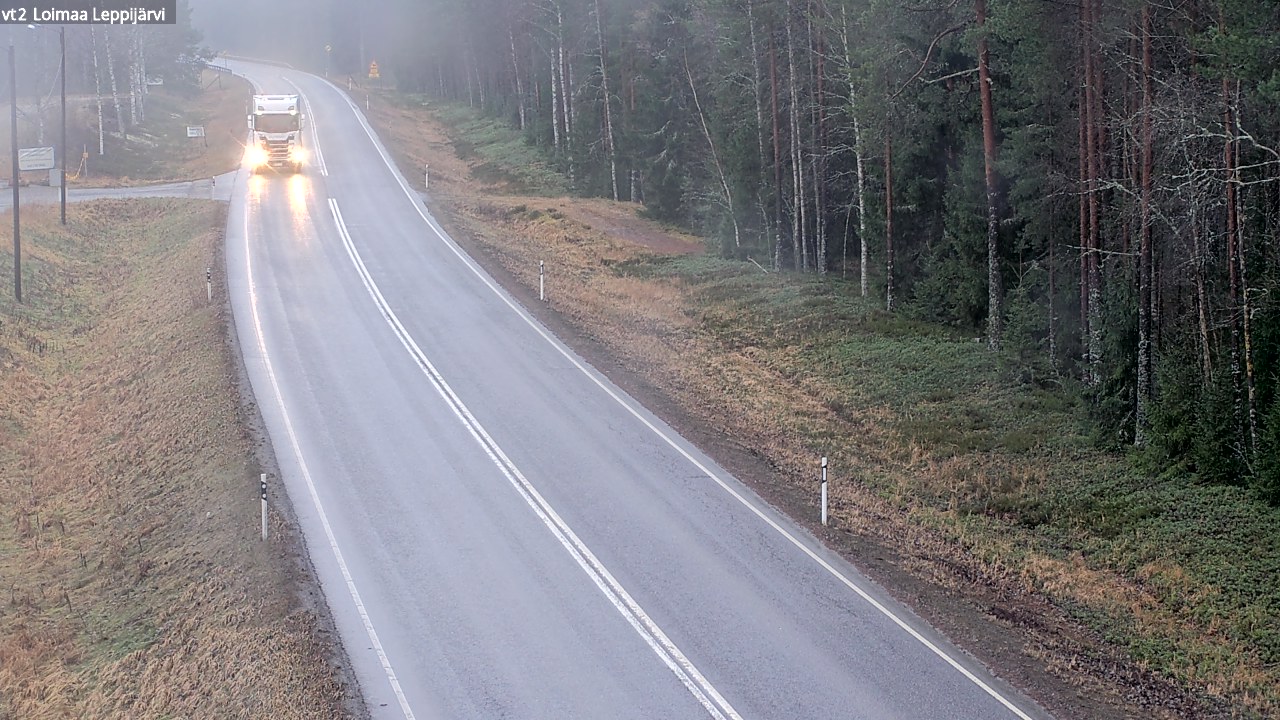 Weather Camera Image Väg 2 Loimaa, Leppijärvi, Loimaa, Varsinais-Suomi