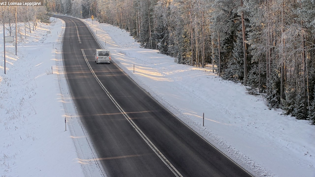 Weather Camera Image Väg 2 Loimaa, Leppijärvi, Loimaa, Varsinais-Suomi