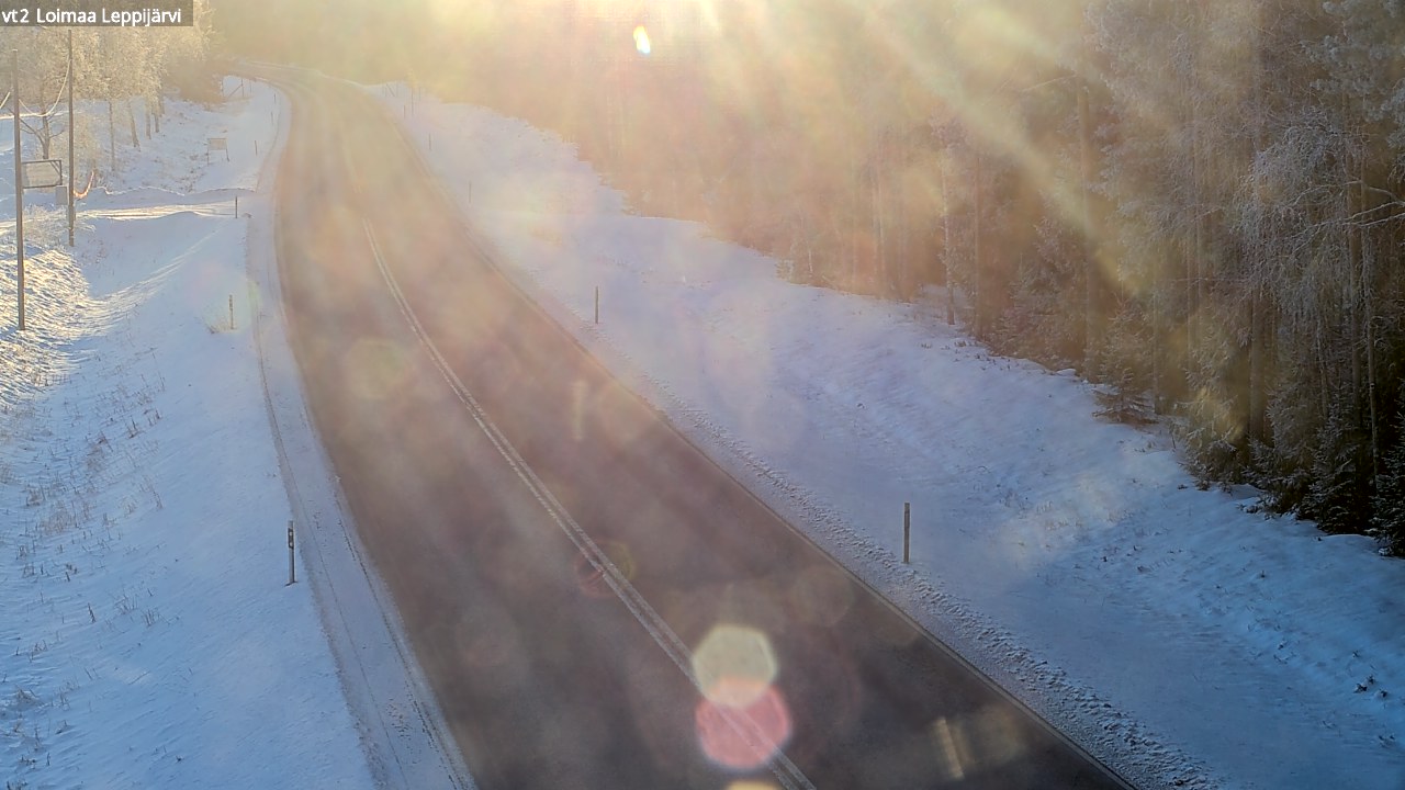 Weather Camera Image Road 2 Loimaa, Leppijärvi, Loimaa, Varsinais-Suomi