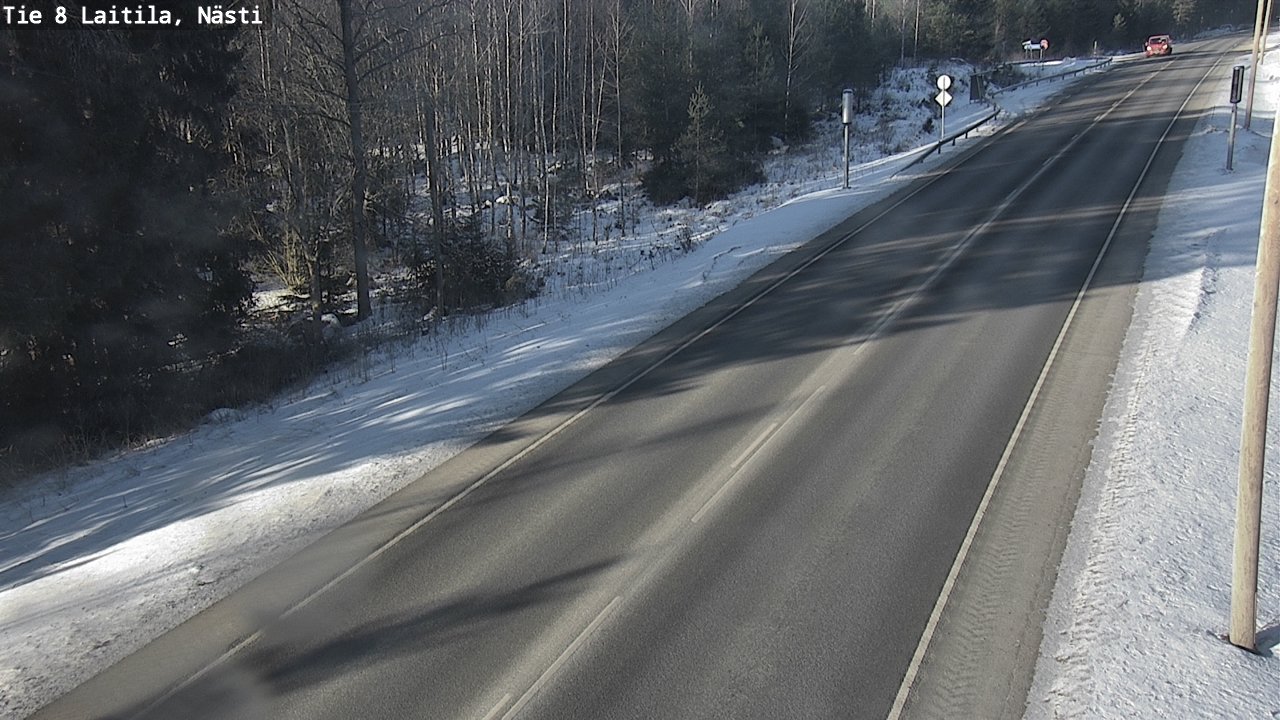 Weather Camera Image Road 8  Laitila, Nästi, Laitila, Varsinais-Suomi