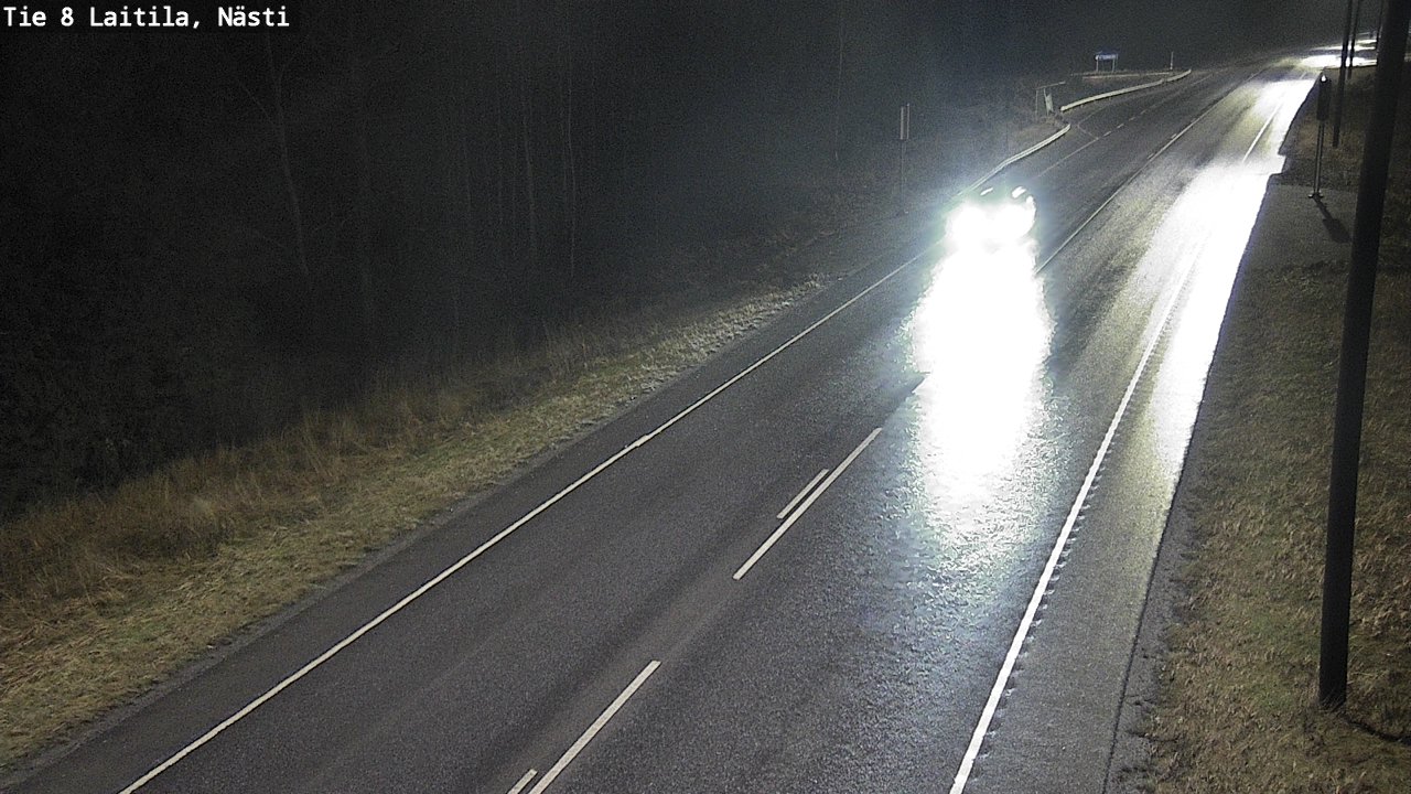 Weather Camera Image Väg 8 Letala, Nästi, Laitila, Varsinais-Suomi