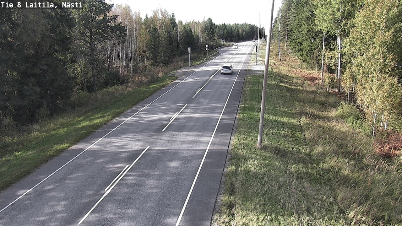 Weather Camera Image Road 8  Laitila, Nästi, Laitila, Varsinais-Suomi