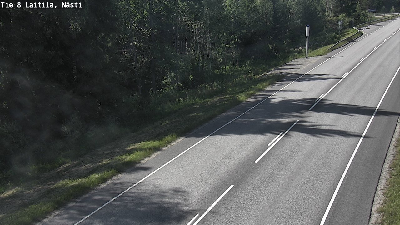 Weather Camera Image Väg 8  Letala, Nästi, Laitila, Varsinais-Suomi