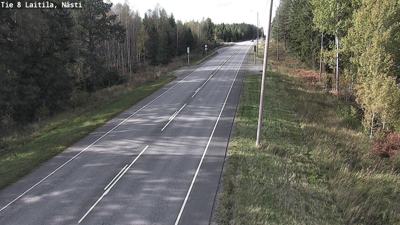 Weather Camera Image Road 8  Laitila, Nästi, Laitila, Varsinais-Suomi