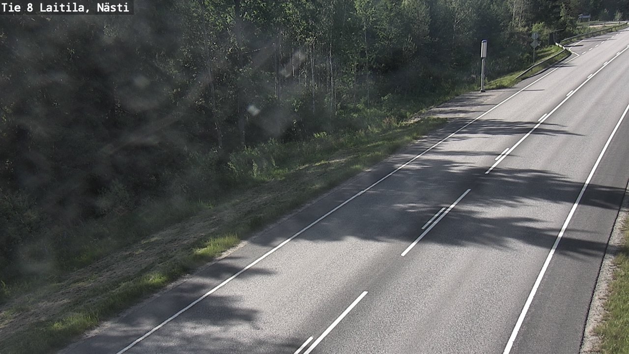 Weather Camera Image Väg 8  Letala, Nästi, Laitila, Varsinais-Suomi