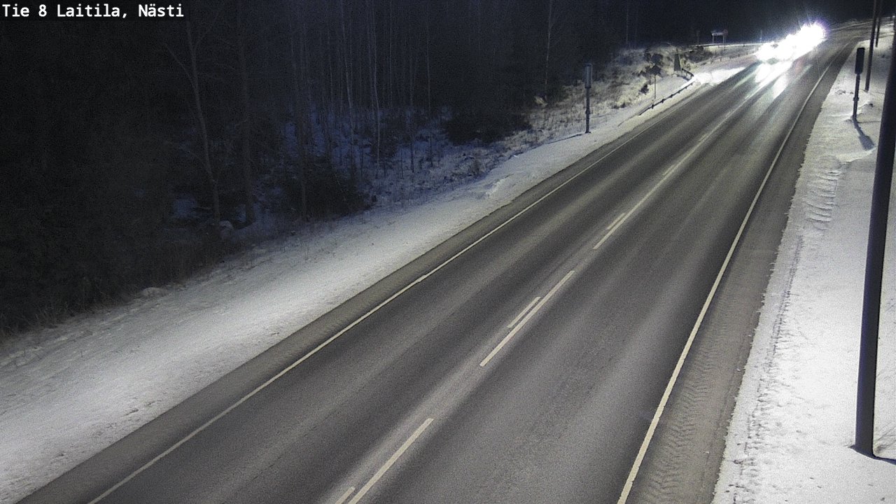 Weather Camera Image Road 8  Laitila, Nästi, Laitila, Varsinais-Suomi
