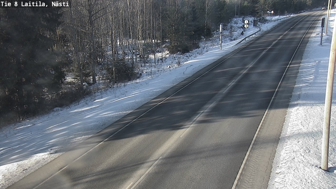 Weather Camera Image Road 8  Laitila, Nästi, Laitila, Varsinais-Suomi