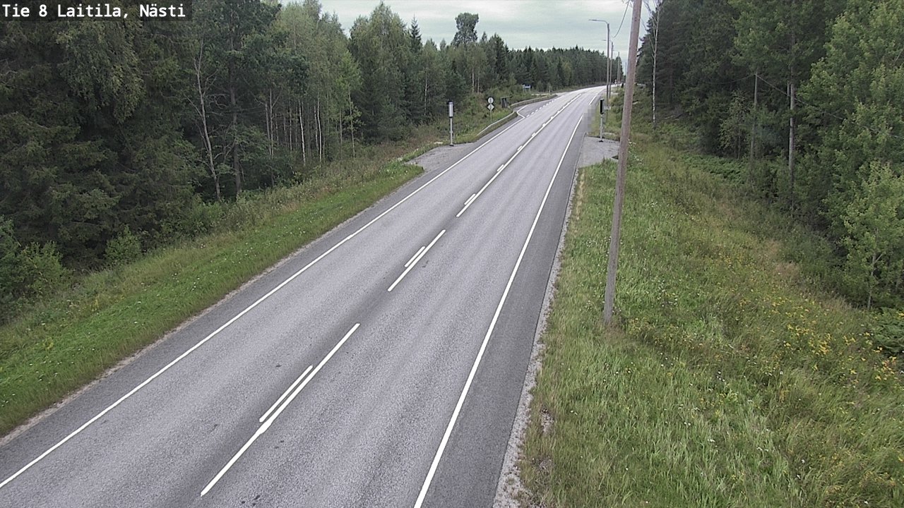 Weather Camera Image Road 8  Laitila, Nästi, Laitila, Varsinais-Suomi
