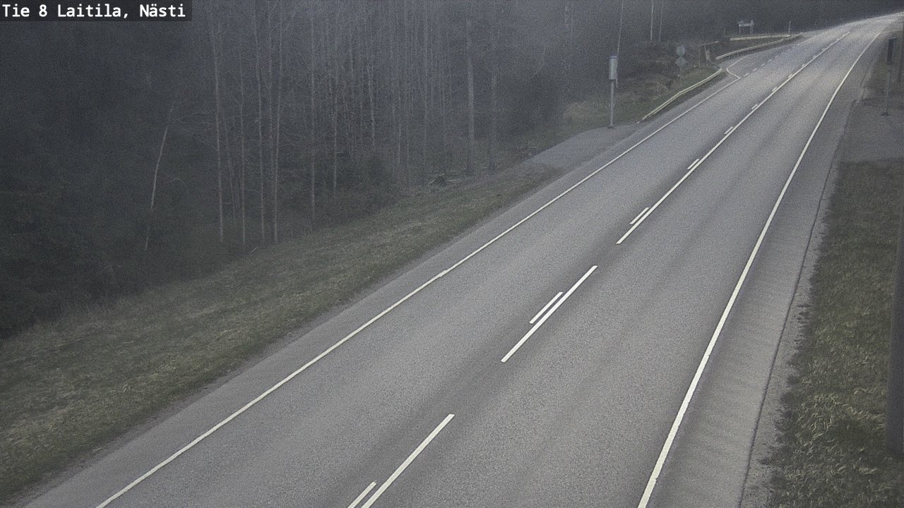 Weather Camera Image Road 8  Laitila, Nästi, Laitila, Varsinais-Suomi