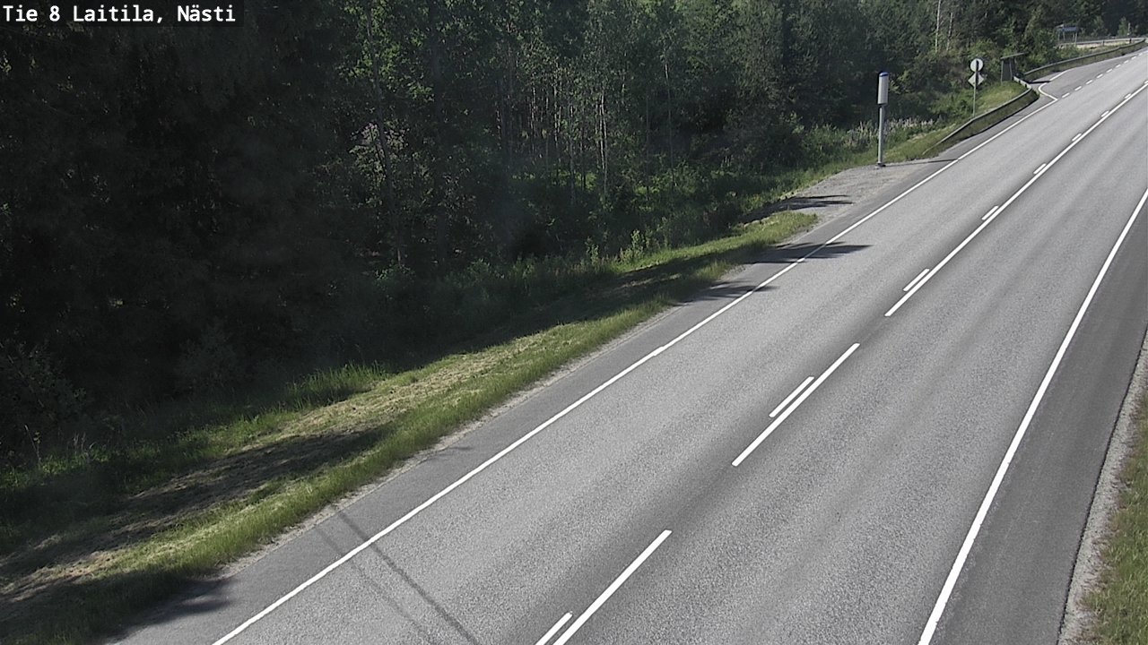 Weather Camera Image Väg 8  Letala, Nästi, Laitila, Varsinais-Suomi