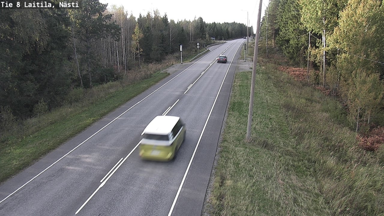 Weather Camera Image Road 8  Laitila, Nästi, Laitila, Varsinais-Suomi