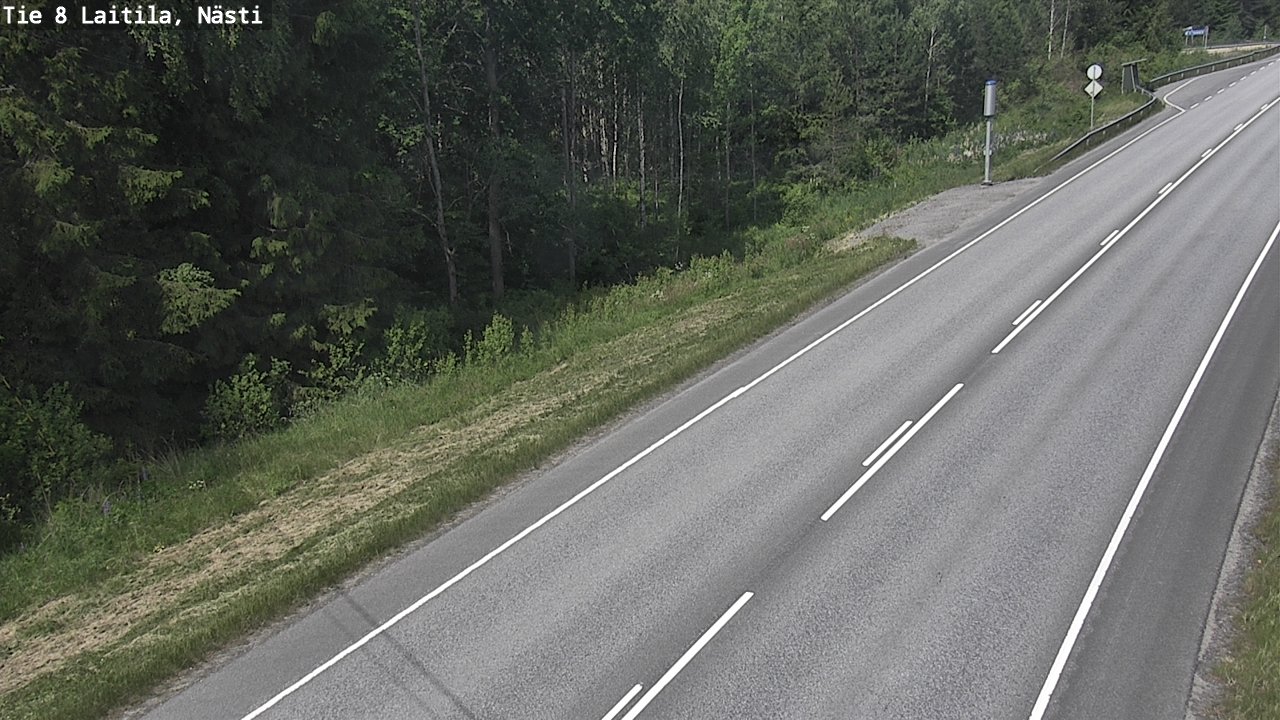 Weather Camera Image Väg 8  Letala, Nästi, Laitila, Varsinais-Suomi