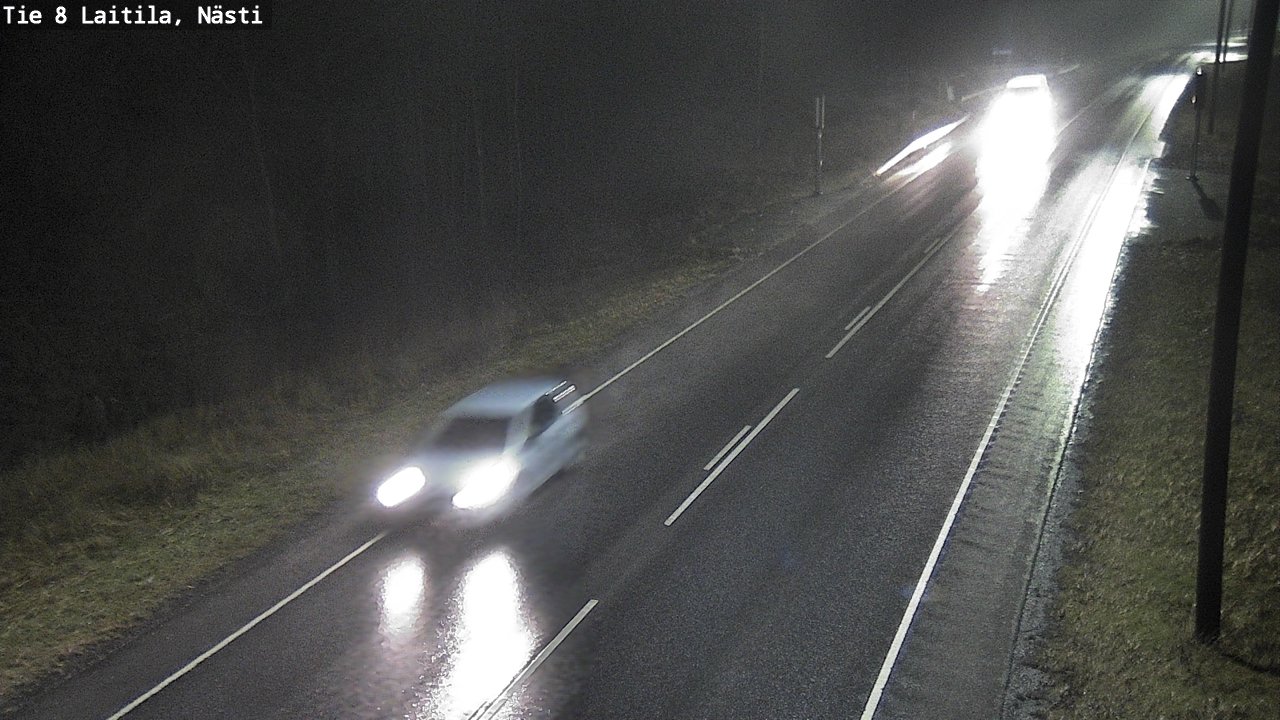Weather Camera Image Road 8 Laitila, Nästi, Laitila, Varsinais-Suomi