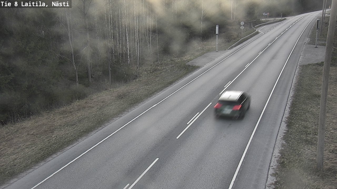 Weather Camera Image Väg 8  Letala, Nästi, Laitila, Varsinais-Suomi