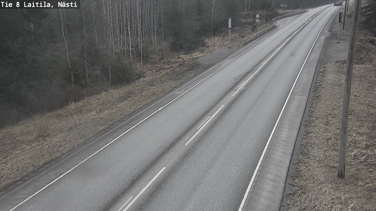 Weather Camera Image Road 8  Laitila, Nästi, Laitila, Varsinais-Suomi