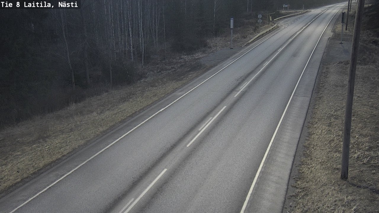 Weather Camera Image Road 8  Laitila, Nästi, Laitila, Varsinais-Suomi