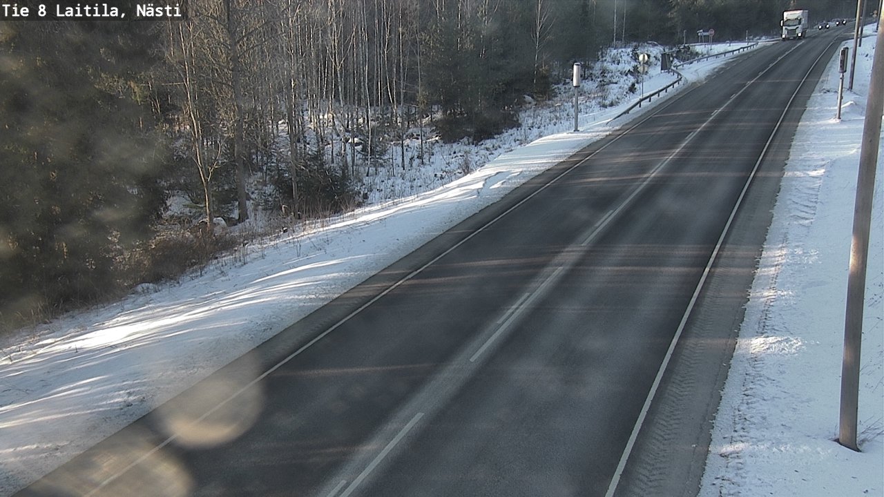 Weather Camera Image Road 8  Laitila, Nästi, Laitila, Varsinais-Suomi