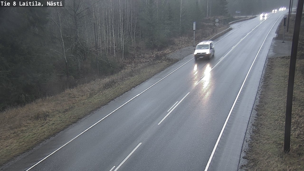 Weather Camera Image Väg 8 Letala, Nästi, Laitila, Varsinais-Suomi