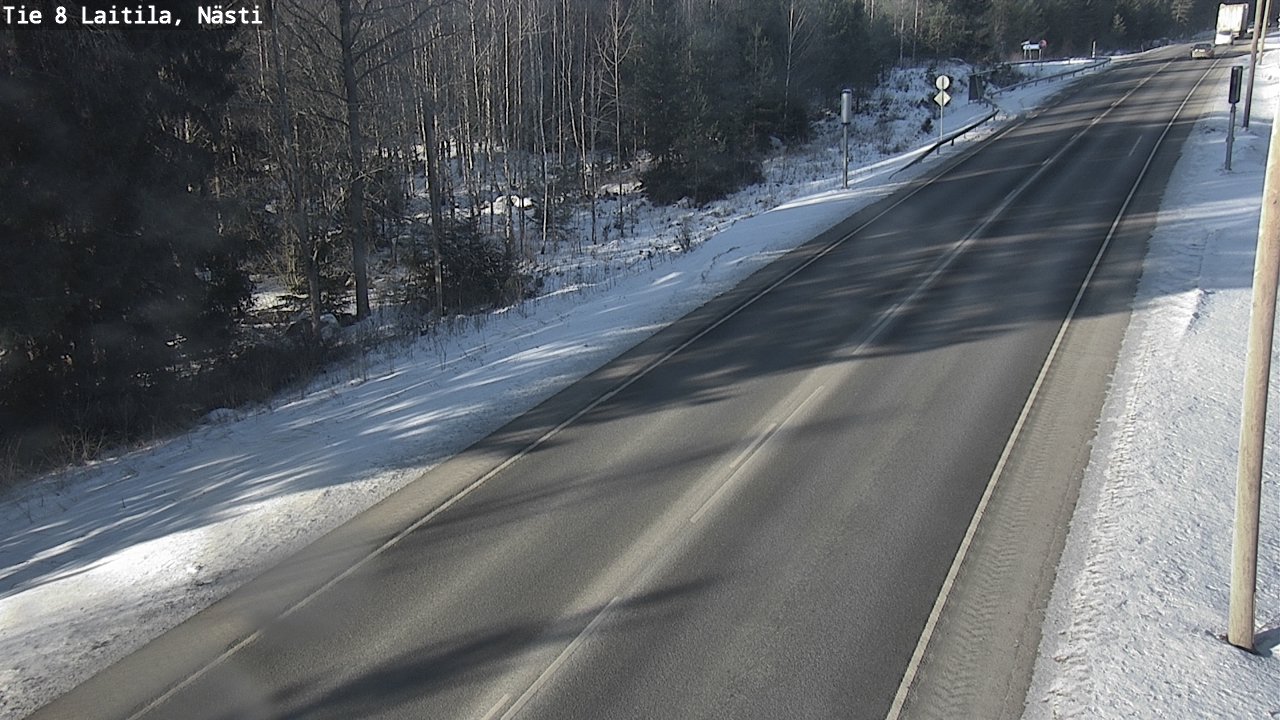 Weather Camera Image Road 8  Laitila, Nästi, Laitila, Varsinais-Suomi
