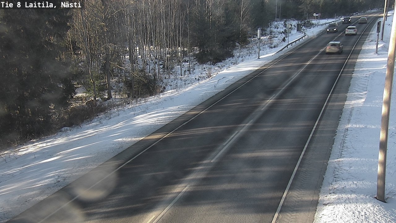 Weather Camera Image Road 8  Laitila, Nästi, Laitila, Varsinais-Suomi