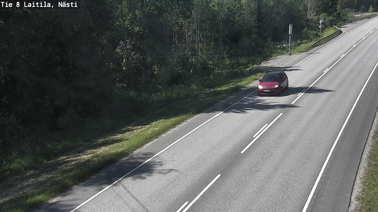 Weather Camera Image Väg 8  Letala, Nästi, Laitila, Varsinais-Suomi