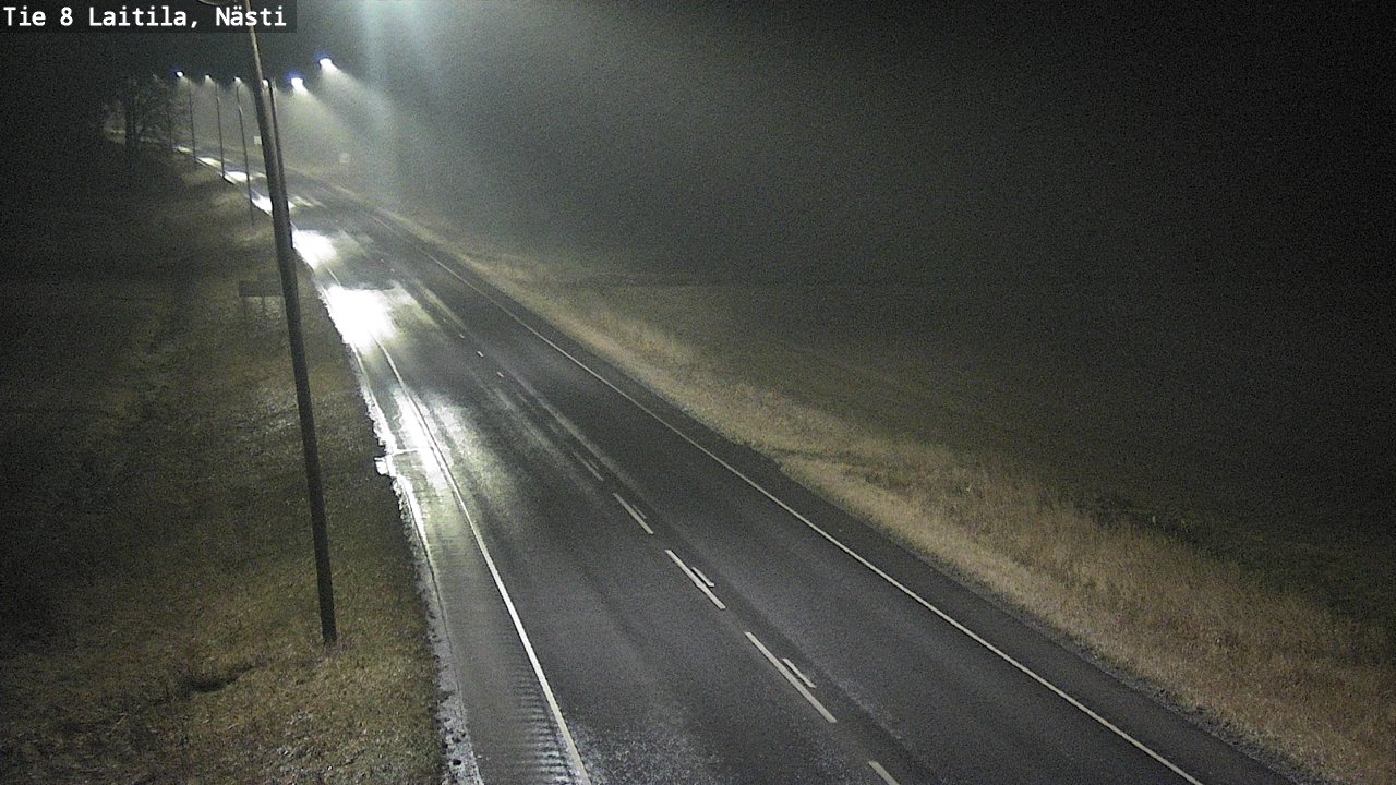 Weather Camera Image Road 8 Laitila, Nästi, Laitila, Varsinais-Suomi