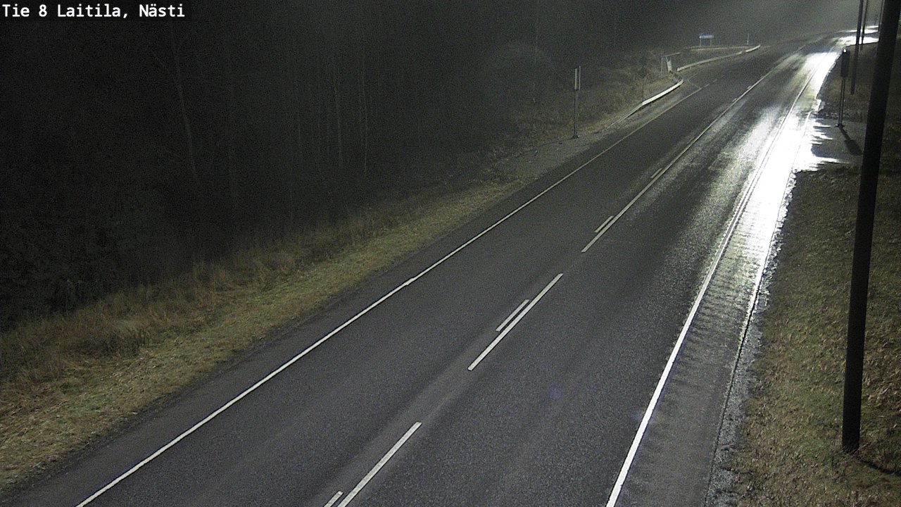 Weather Camera Image Road 8 Laitila, Nästi, Laitila, Varsinais-Suomi