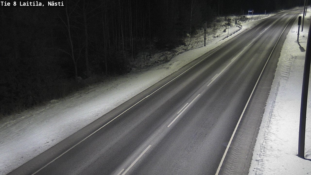Weather Camera Image Road 8  Laitila, Nästi, Laitila, Varsinais-Suomi