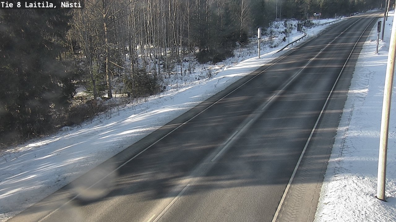 Weather Camera Image Road 8  Laitila, Nästi, Laitila, Varsinais-Suomi