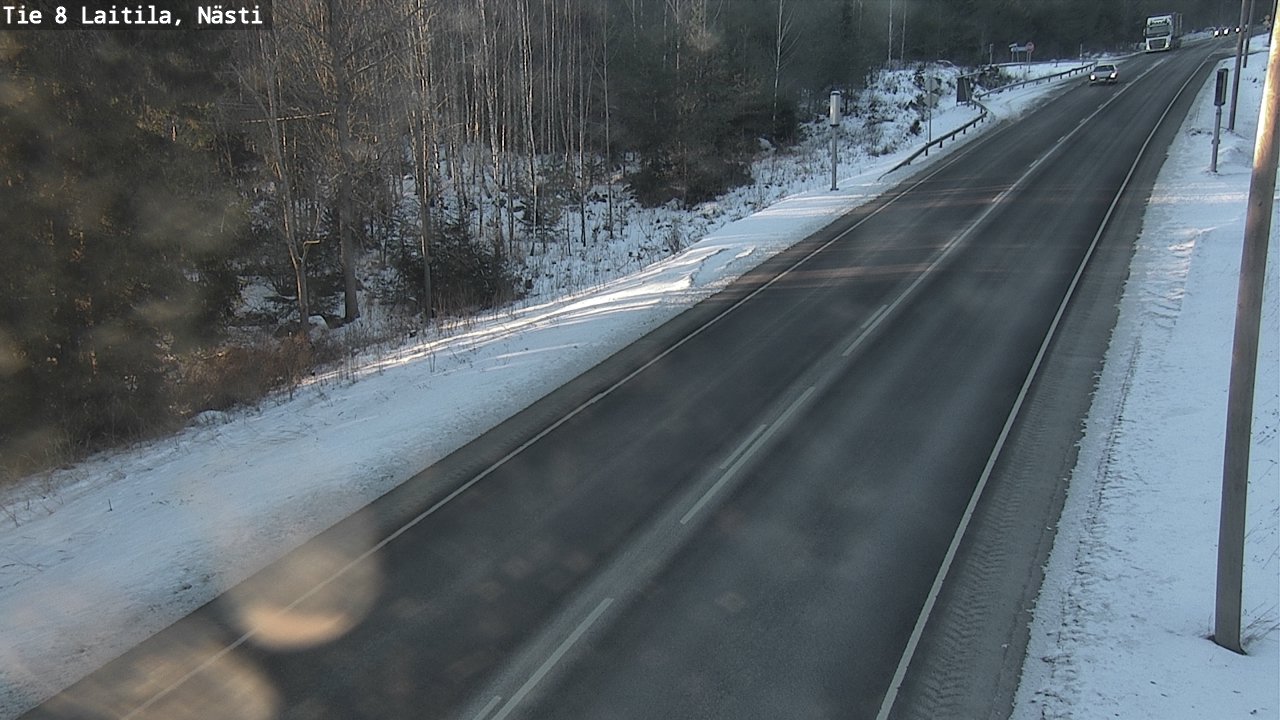 Weather Camera Image Road 8  Laitila, Nästi, Laitila, Varsinais-Suomi