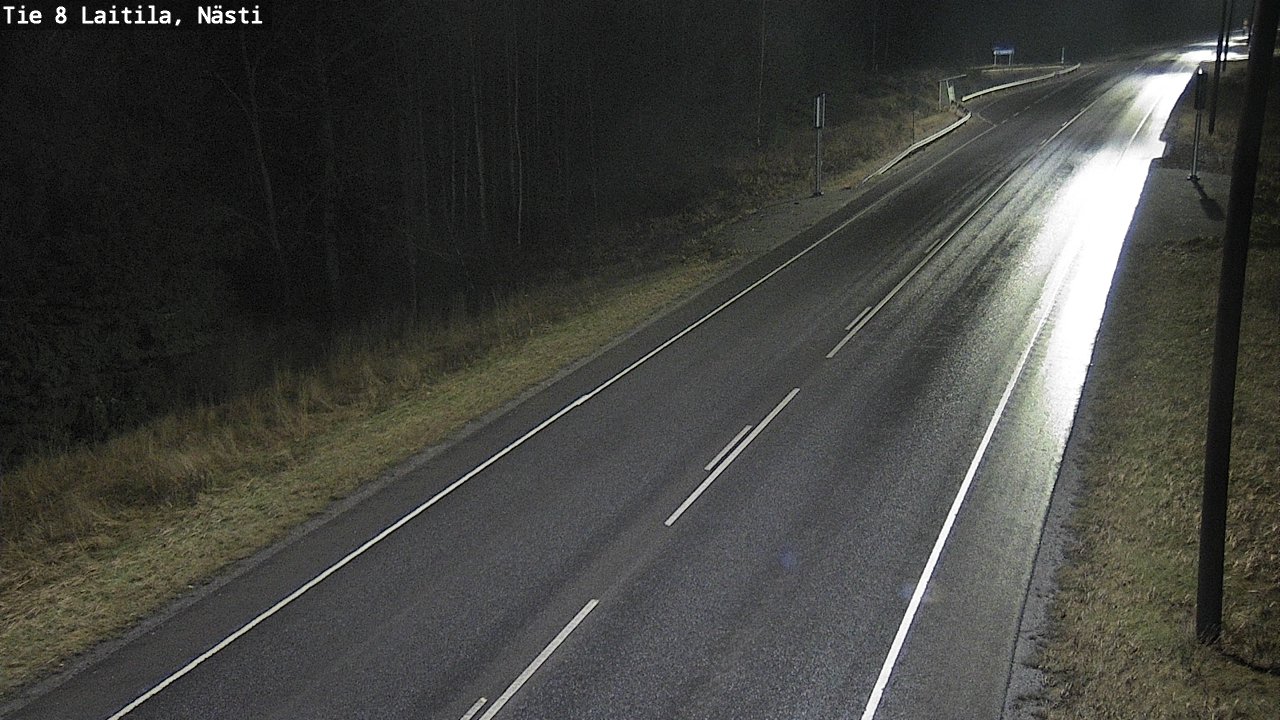 Weather Camera Image Road 8 Laitila, Nästi, Laitila, Varsinais-Suomi