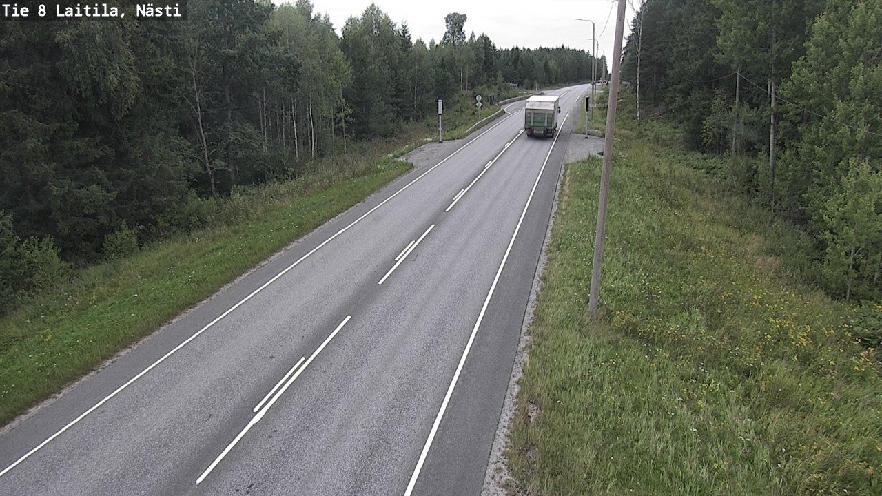 Weather Camera Image Road 8  Laitila, Nästi, Laitila, Varsinais-Suomi