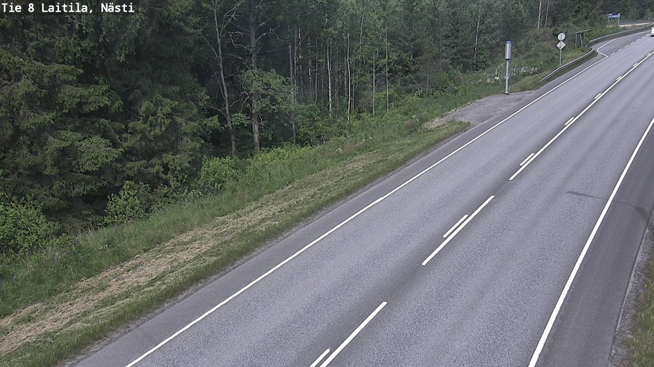 Weather Camera Image Väg 8  Letala, Nästi, Laitila, Varsinais-Suomi