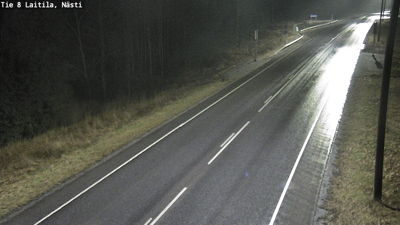 Weather Camera Image Road 8 Laitila, Nästi, Laitila, Varsinais-Suomi