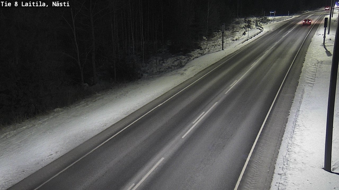 Weather Camera Image Road 8  Laitila, Nästi, Laitila, Varsinais-Suomi