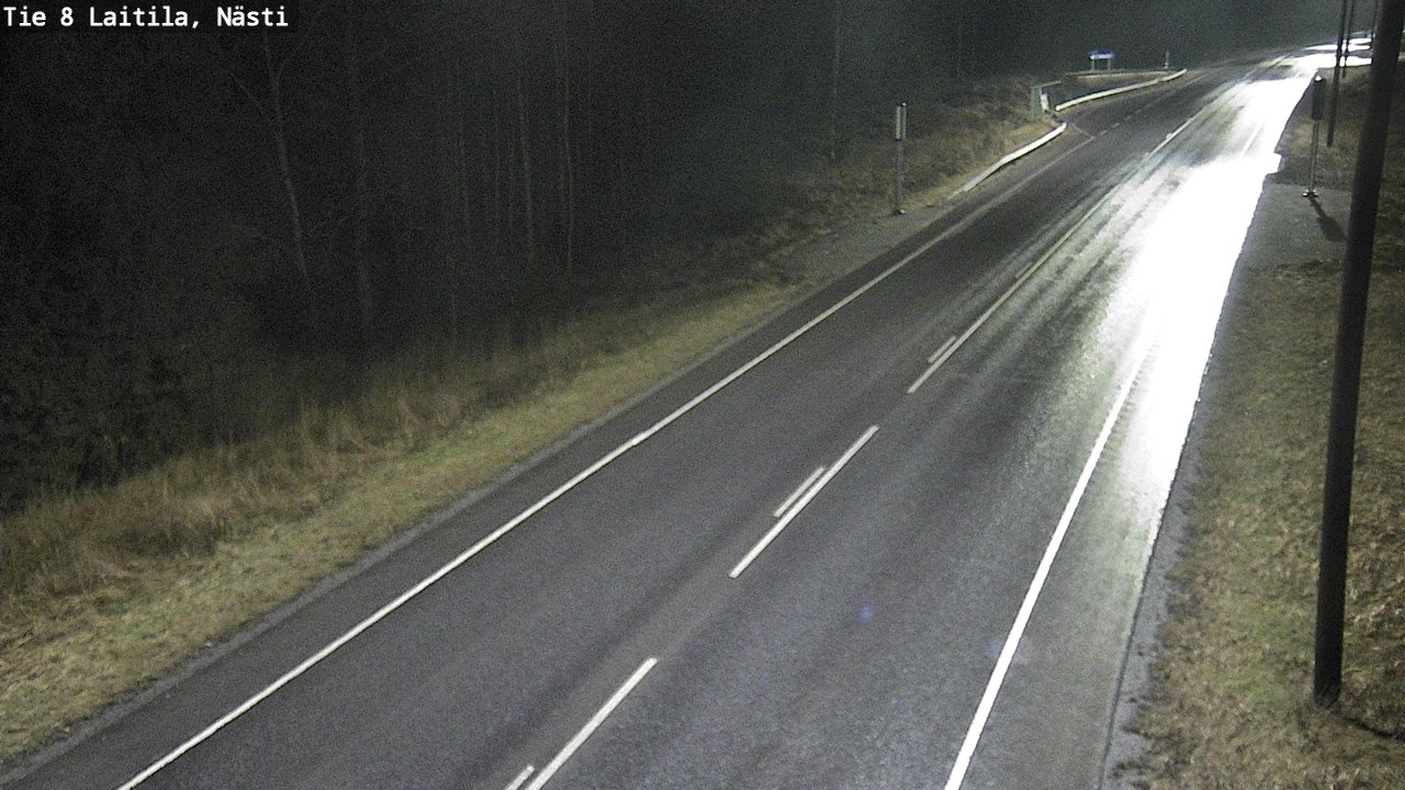 Weather Camera Image Road 8 Laitila, Nästi, Laitila, Varsinais-Suomi