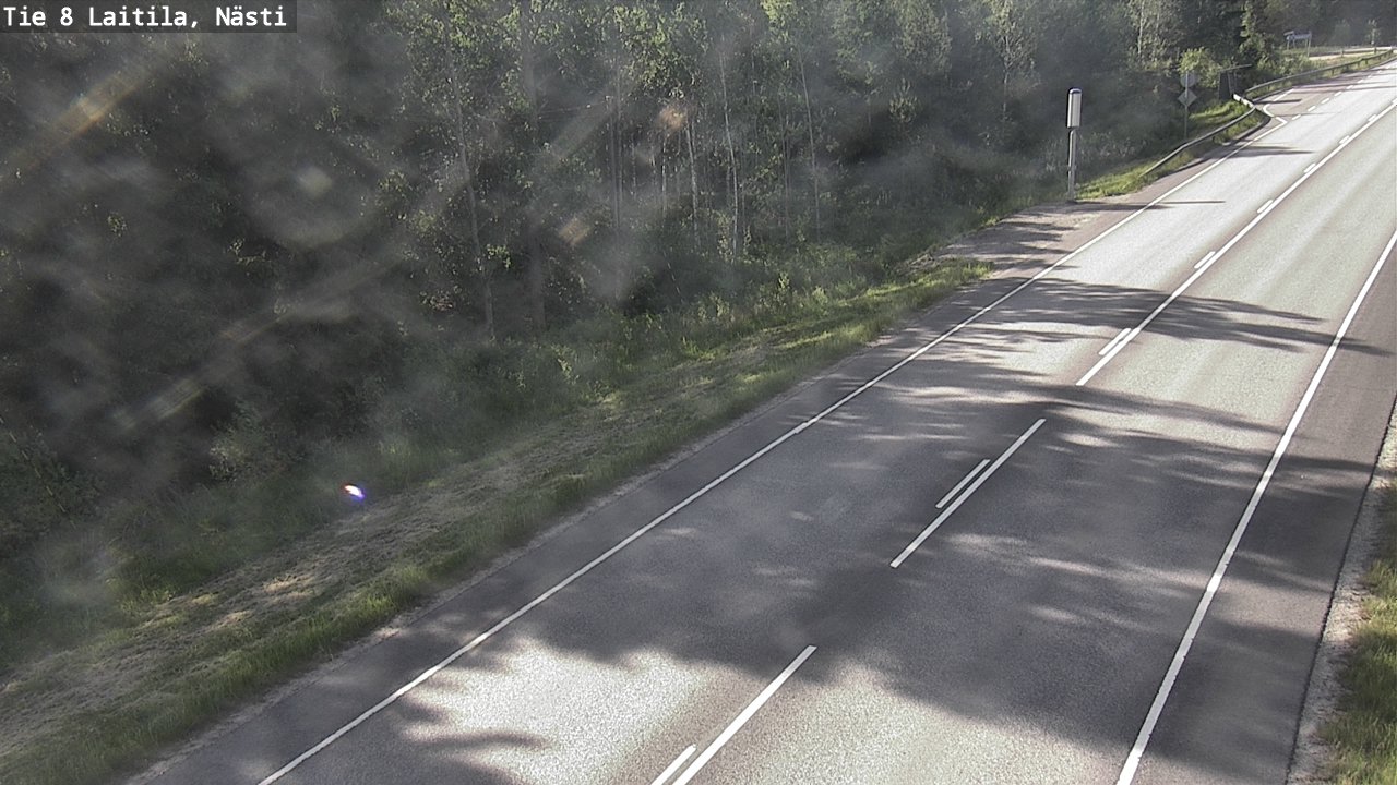 Weather Camera Image Väg 8  Letala, Nästi, Laitila, Varsinais-Suomi