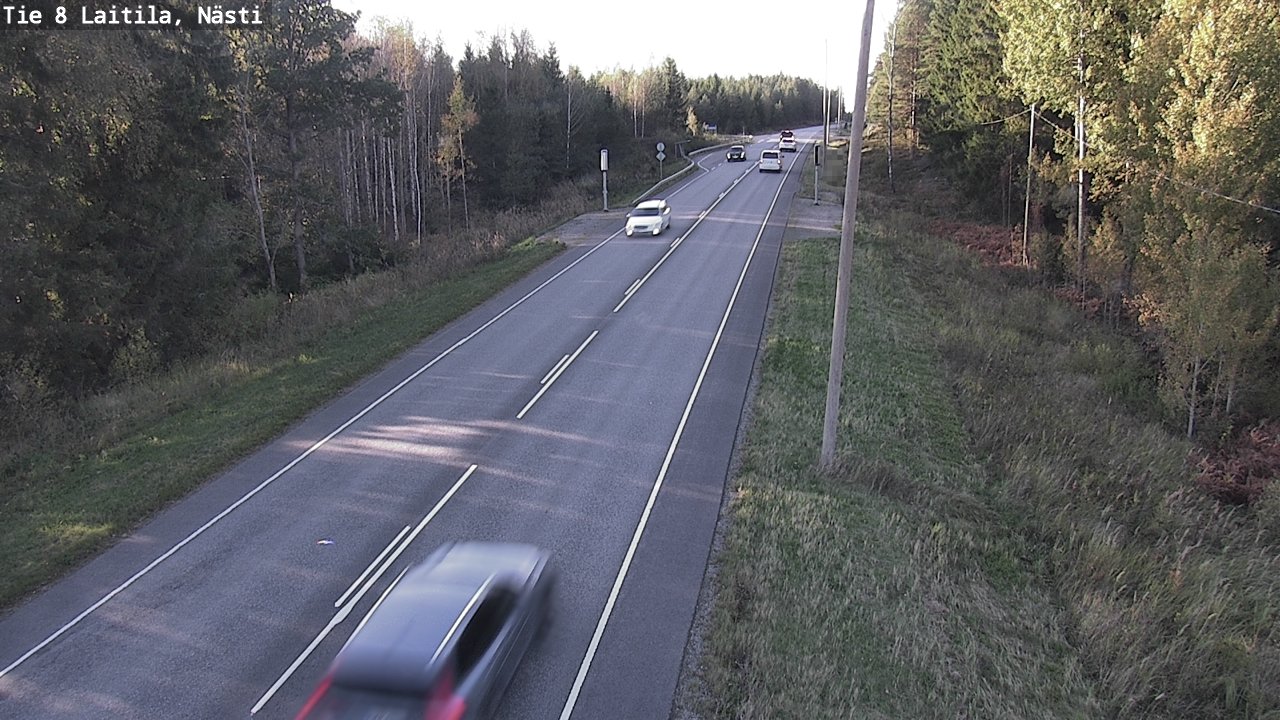 Weather Camera Image Road 8  Laitila, Nästi, Laitila, Varsinais-Suomi