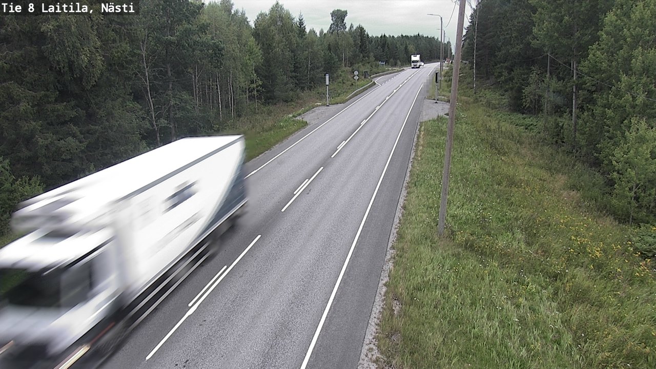 Weather Camera Image Road 8  Laitila, Nästi, Laitila, Varsinais-Suomi